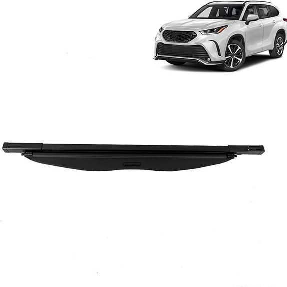 Retractable Cargo Cover for Toyota Highlander 2020-2022