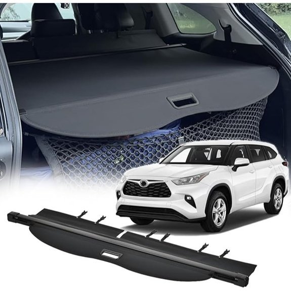 Toyota Highlander Retractable Cargo Cover (2014-2019)