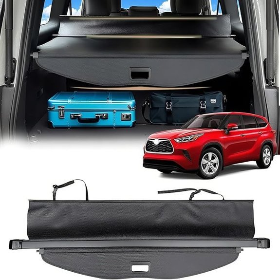 Retractable Cargo Cover for Toyota Highlander 2020-2025