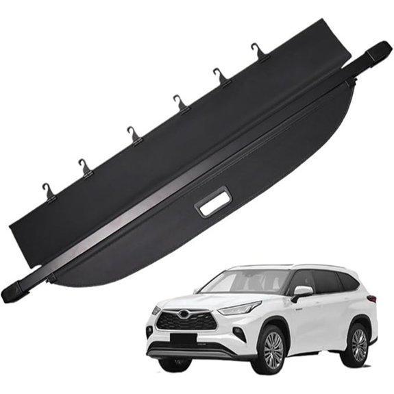 Toyota Highlander 2008-2013 Retractable Cargo Cover