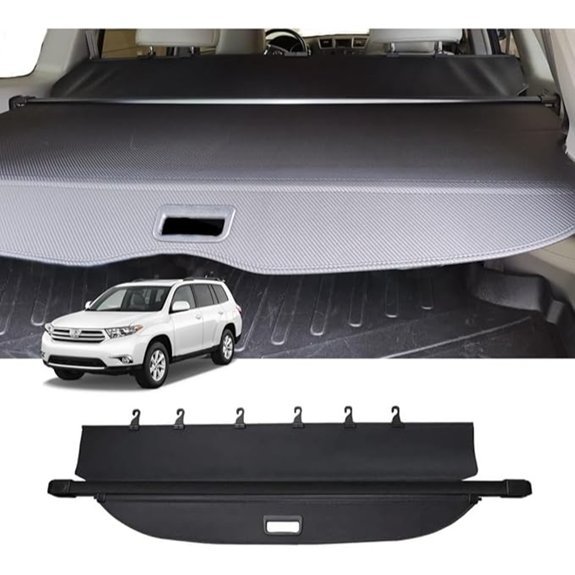 Retractable Cargo Cover for Toyota Highlander (2008-2013)