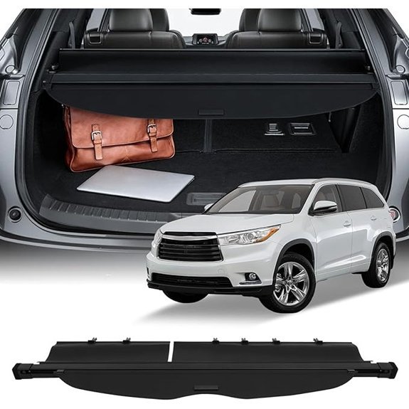 SCITOO Retractable Cargo Cover for Toyota Highlander
