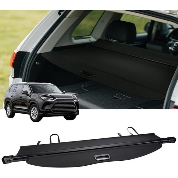 FARBIN Trunk Cargo Cover for Toyota Highlander