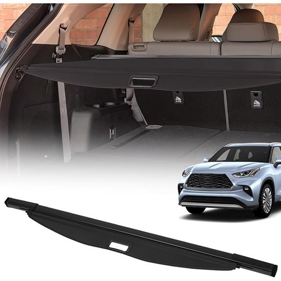 AUXMART Retractable Cargo Cover for Toyota Highlander