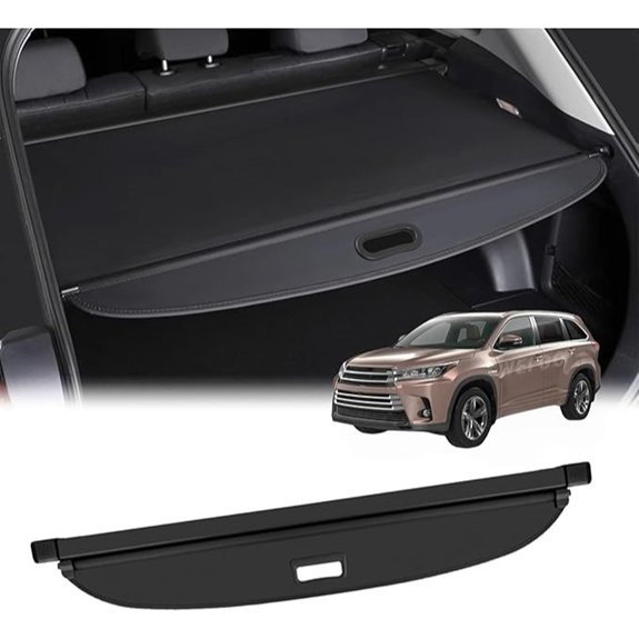Toyota Highlander Trunk Cargo Cover (2015-2019)