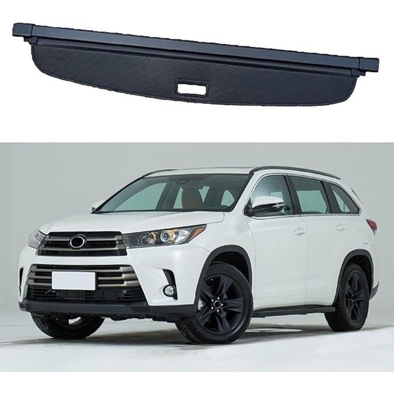 Retractable Cargo Cover for Toyota Highlander 2015-2019
