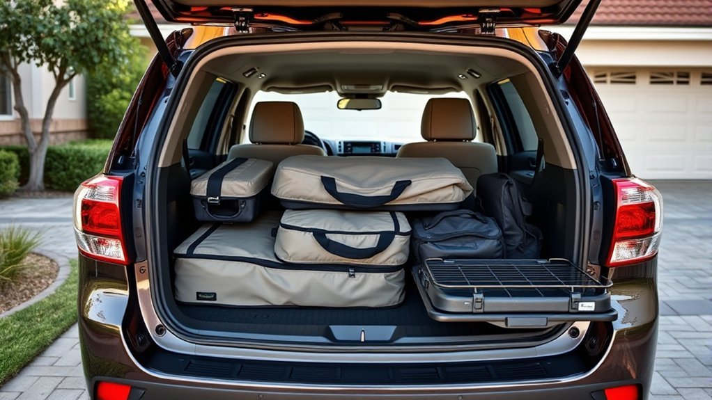 toyota highlander cargo options