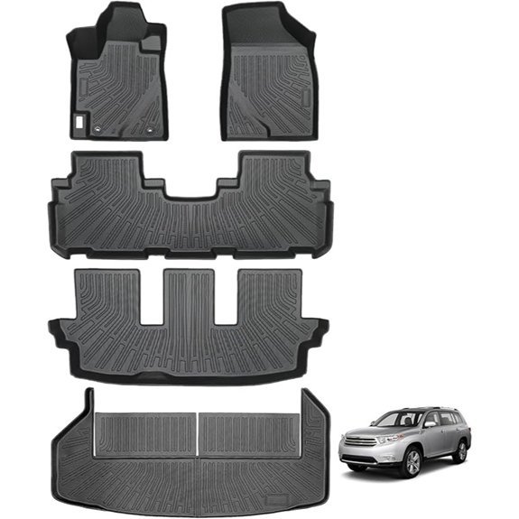 Toyota Highlander 2008-2013 All Weather Floor Mats