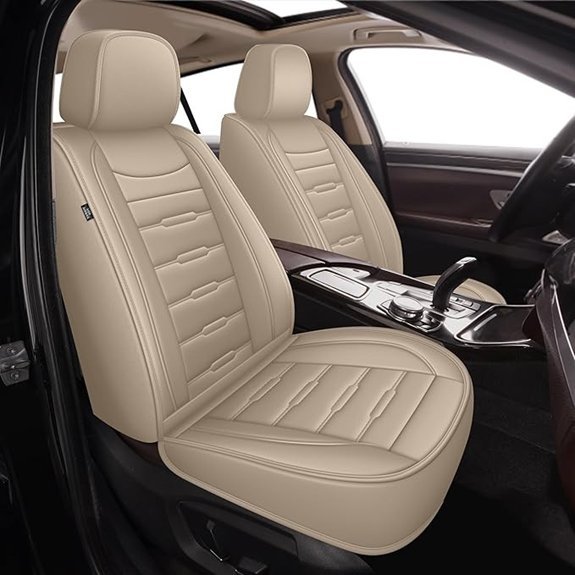 AOMSAZTO Leather Car Seat Cover for Toyota Highlander