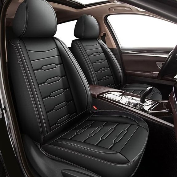 AOMSAZTO Leather Car Seat Covers for Toyota Highlander