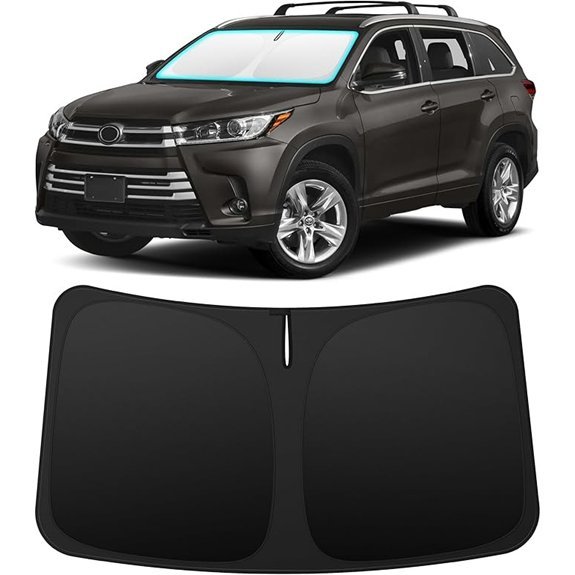 INSAUTO Custom Fit Windshield Sun Shade for Toyota Highlander