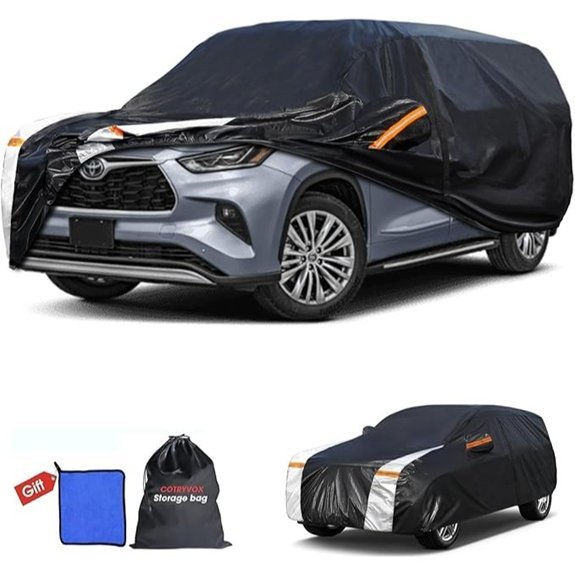Custom Fit Waterproof Car Cover for Toyota Highlander