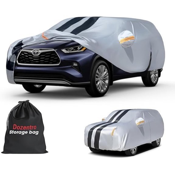 Custom Fit Waterproof Car Cover for Toyota Highlander