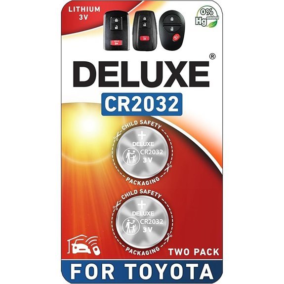 Key Fob Replacement Batteries for Toyota (2-Pack)