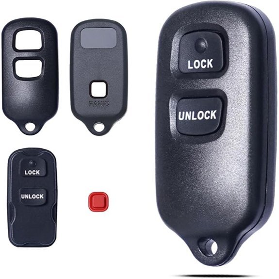 SUPALAND Key Fob Shell Case for Toyota Vehicles