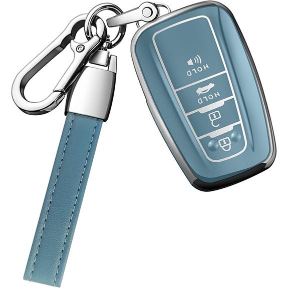 Autophone Toyota Key Fob Cover with Keychain