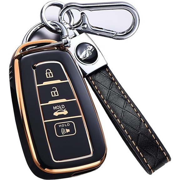 Toyota Camry RAV4 Key Fob Cover with Keychain
