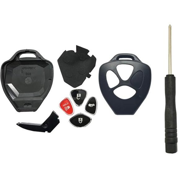 Horande 3 Button Replacement Key Fob Cover for Toyota