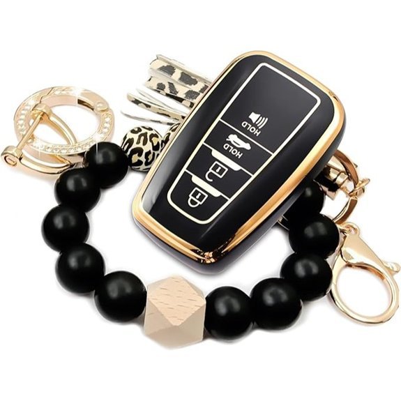 Toyota Key Fob Cover with Wristlet Protection