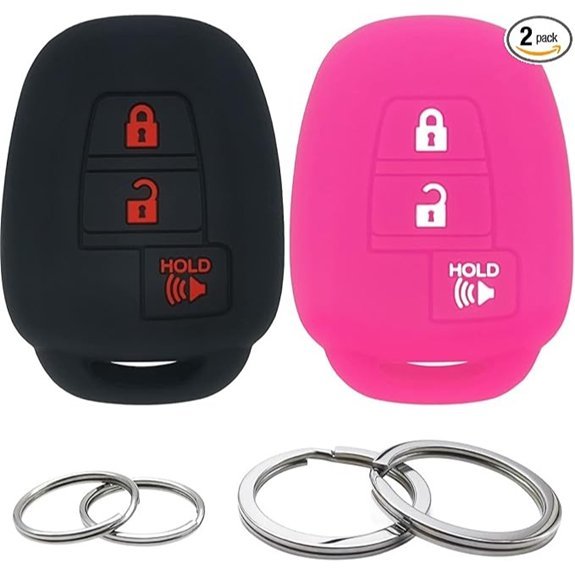 GFDesign Silicone Key Fob Cover for Toyota Vehicles