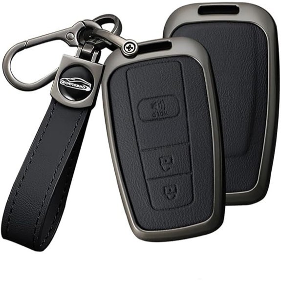 HIBEYO Toyota 3-Button Key Fob Cover