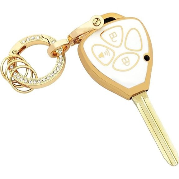 Key Fob Cover for Toyota with Keychain