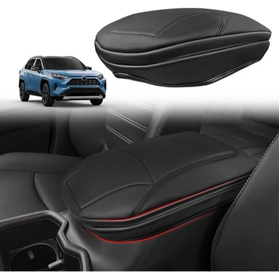 Muslogy Center Console Armrest Cover for Toyota RAV4