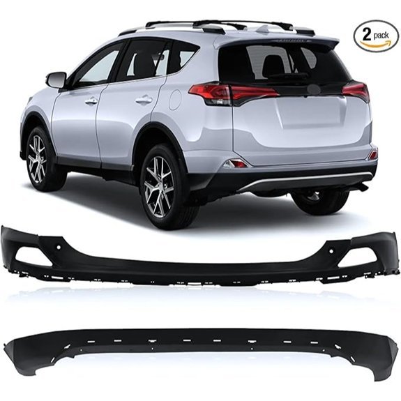 PENSUN Rear Bumper Cover for Toyota RAV4 2016-2018