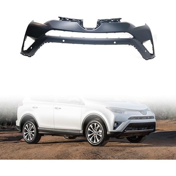 LOSTAR Front Bumper Cover for Toyota RAV4 2016-2018