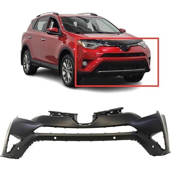 FitParts Front Bumper Cover for 2016-2018 Toyota RAV4