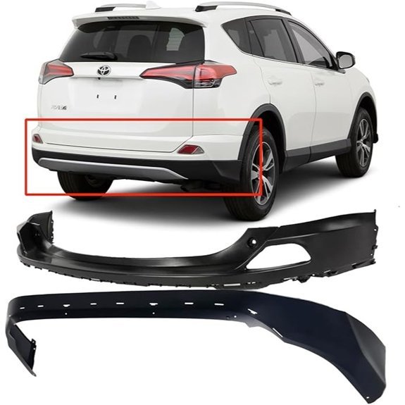 FitParts Rear Bumper Cover Kit for Toyota RAV4