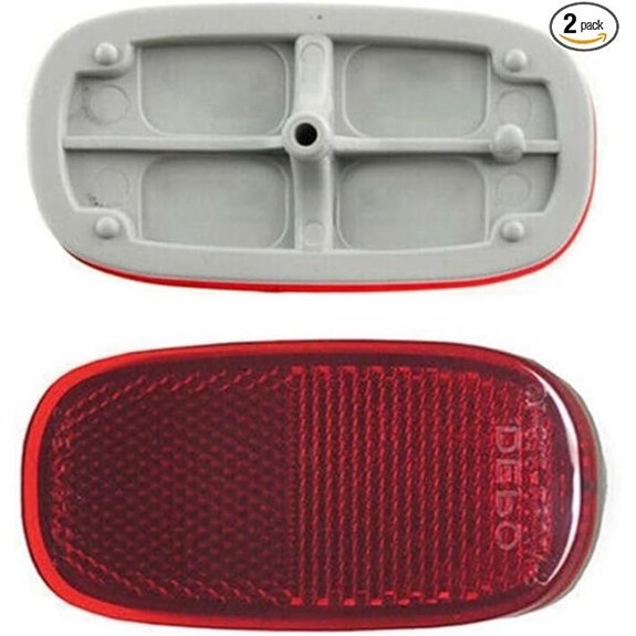 2PCS Rear Tail Bumper Reflector Lights for Toyota Rav4