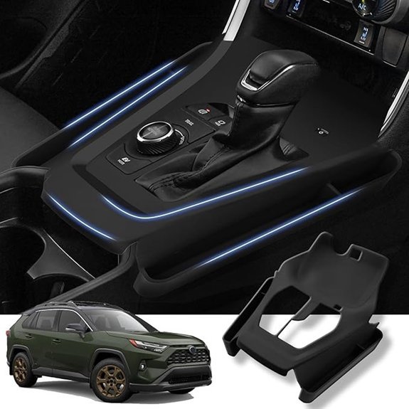 Autorder Silicone Center Console Organizer for Toyota RAV4