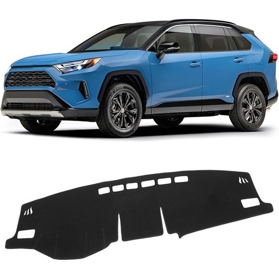 KUST Black Dash Cover for Toyota RAV4 2019-2025