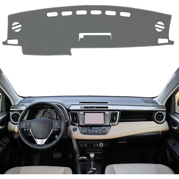 SENSHINE Toyota RAV4 Dashboard Cover and Dash Mat