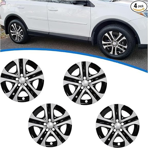 ECOTRIC 17 Hubcaps for Toyota RAV4 (Set of 4)