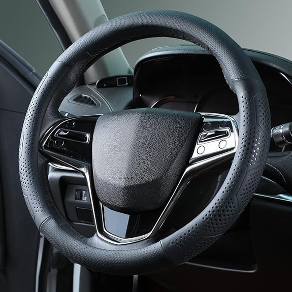 Yangday Leather Steering Wheel Cover for Toyota RAV4