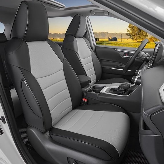HKZ Fit Toyota RAV4 Leather Seat Covers Set