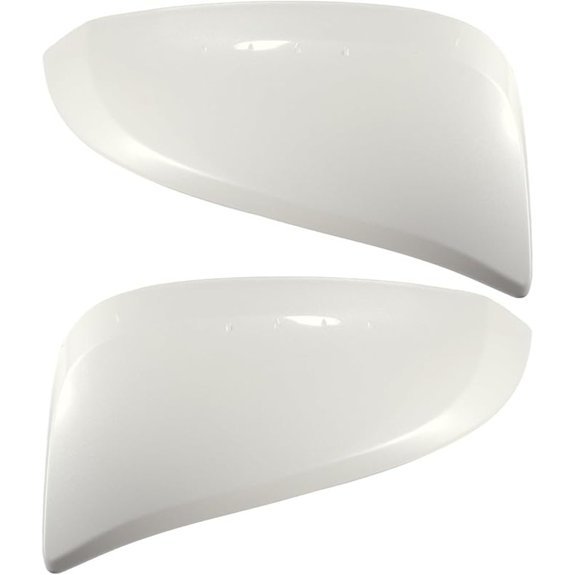 uxcell White Car Side Door Mirror Cover for Toyota RAV4