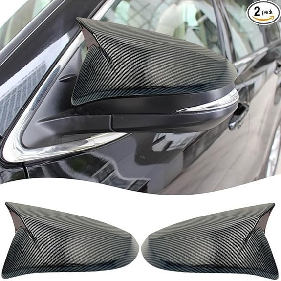MUXEE Side Rear View Mirror Cover for Toyota RAV4/4Runner