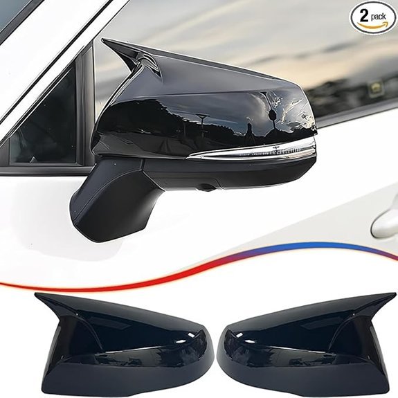 MUXEE Rear View Mirror Cover for Toyota RAV4