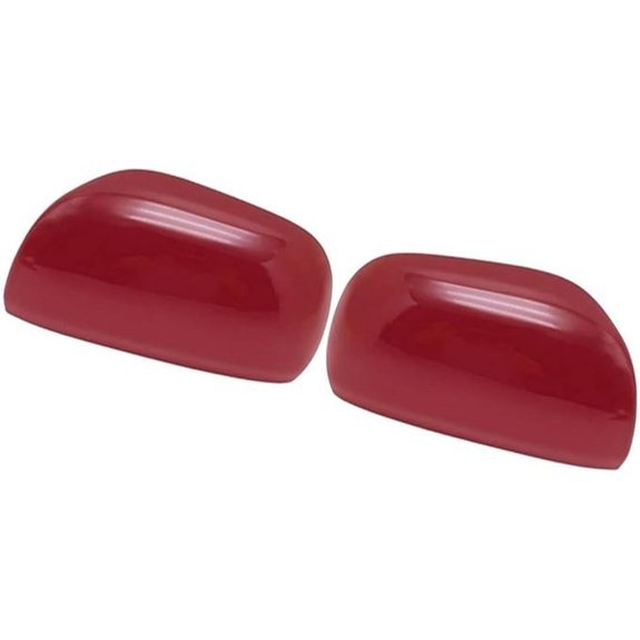 Red Rearview Mirror Cover Trim for Toyota RAV4