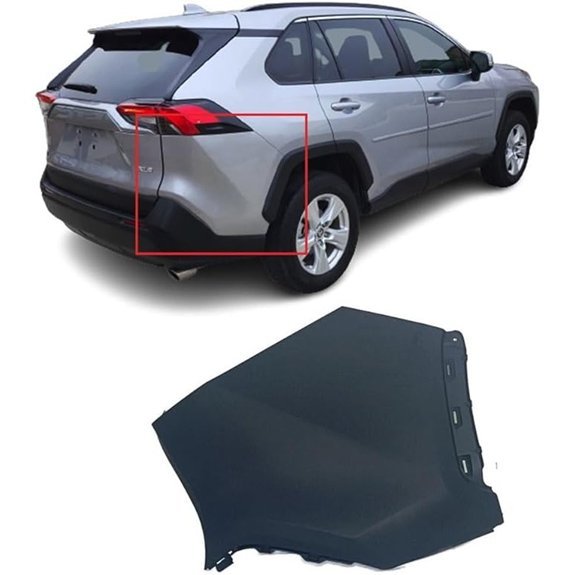 FitParts Rear Bumper Cover for 2019-2023 Toyota RAV4