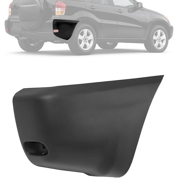 KUAFU Rear Bumper End Cap for 2001-2005 Toyota RAV4 Right Side