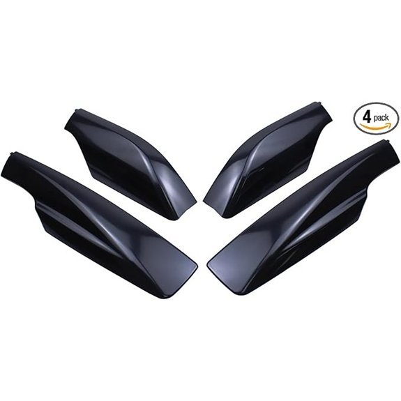 Front and Rear Roof Rack End Cap Cover Unpainted for Toyota RAV4 2006-2012