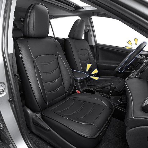 Toyota RAV4 Custom Faux Leather Seat Covers