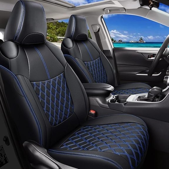 Huidasource Front Car Seat Covers for Toyota RAV4