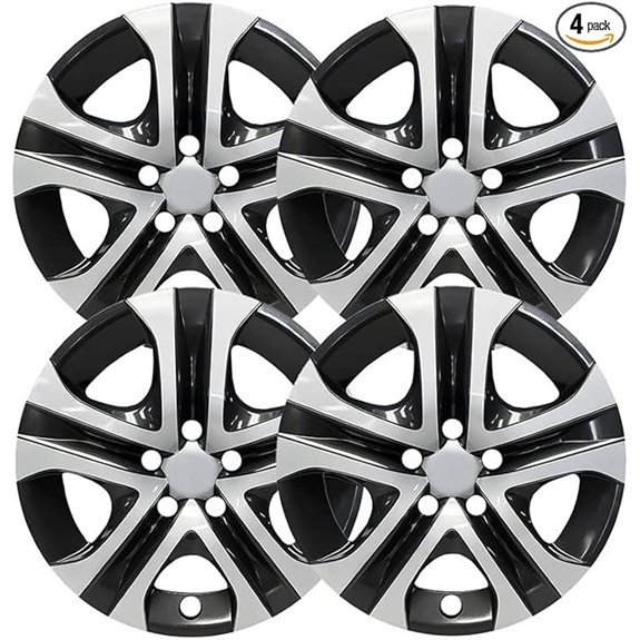 OxGord 17 Inch Snap-On Hubcaps for Toyota RAV4