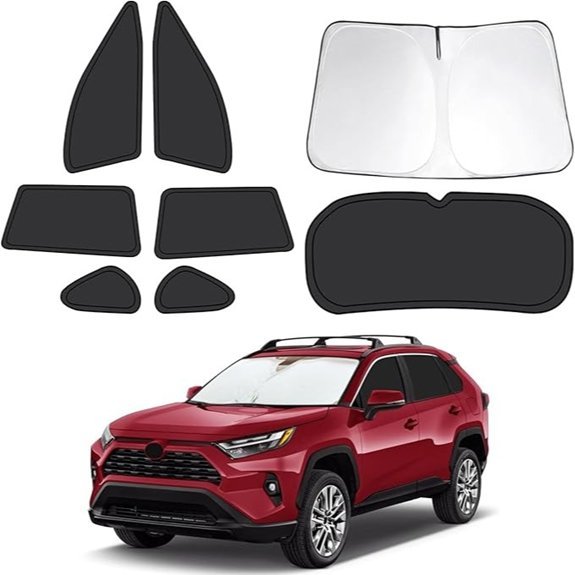Toyota RAV4 Full Car Window Sunshades (8pcs)