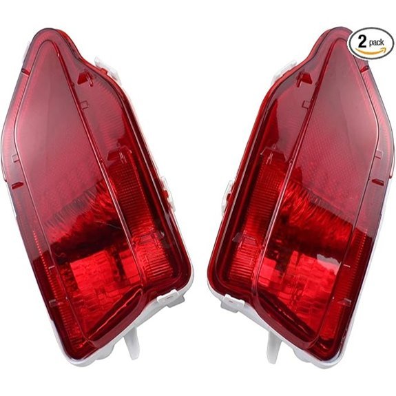 Toyota RAV4 Bumper Reflector Tail Light Covers (2013-2015)